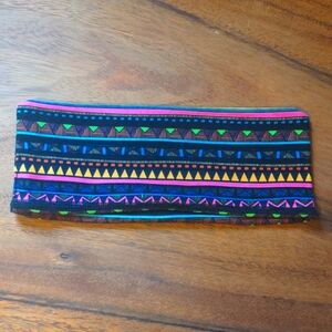 Neon Print Spandex Head Band